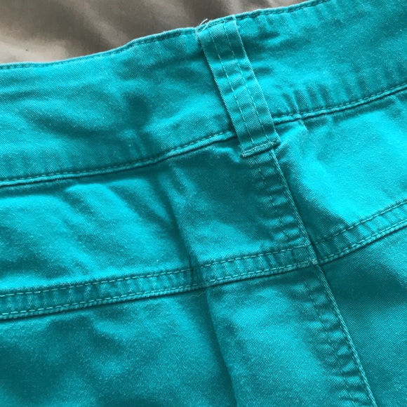 Lane Bryant Teal Cotton Shorts, Size 24, 90s Style - Picture 6 of 7